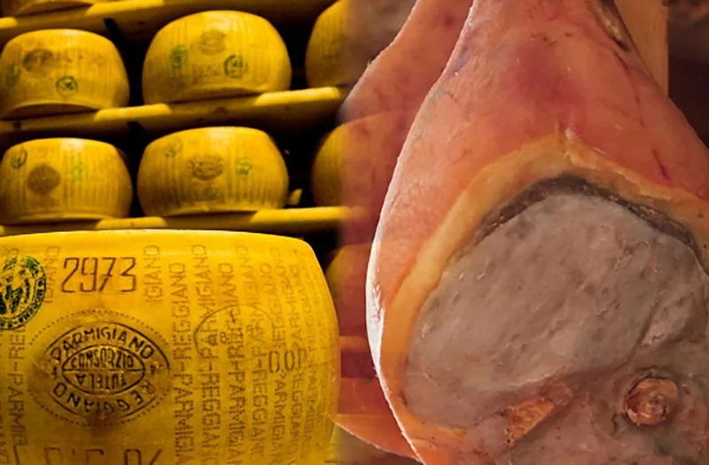 Visite de production du Parmigiano et du jambon de Parme
